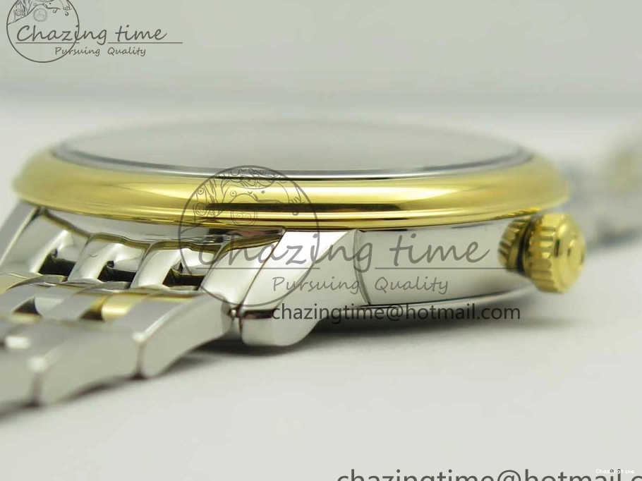 0512 Versatile De Ville Prestige Ladies 32.7mm SS MKF 1:1 Best Edition White MOP Dial Roman Markers on SS YG Bracelet MIYOTA 7967
